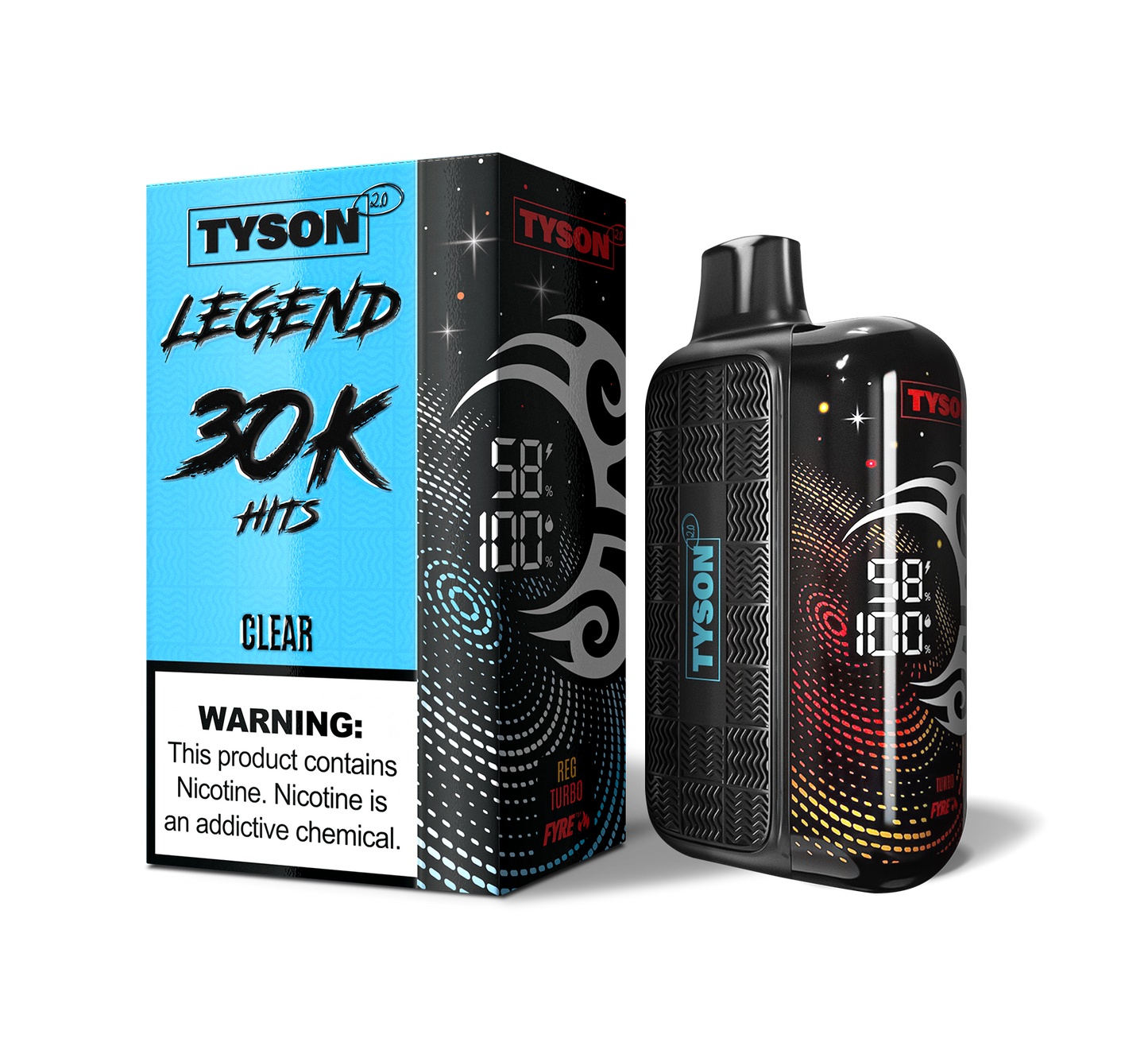 Tyson 2.0 Legend 30,000 Puffs Disposable Vape (5PK)