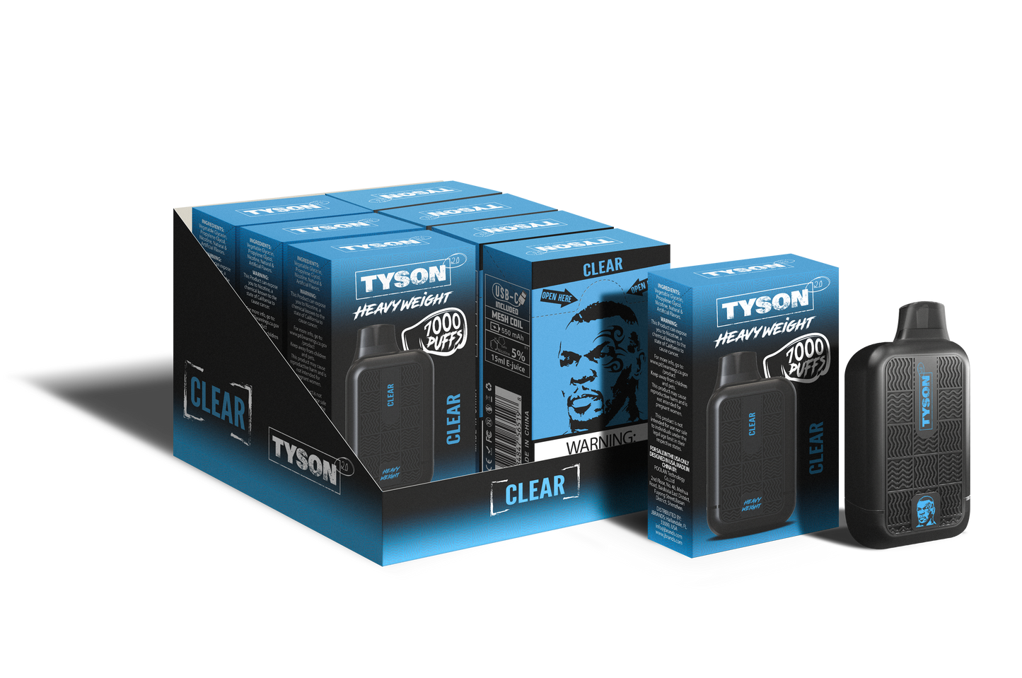 Tyson 2.0 Heavyweight 7000 Puffs Disposable Vape (10PK)