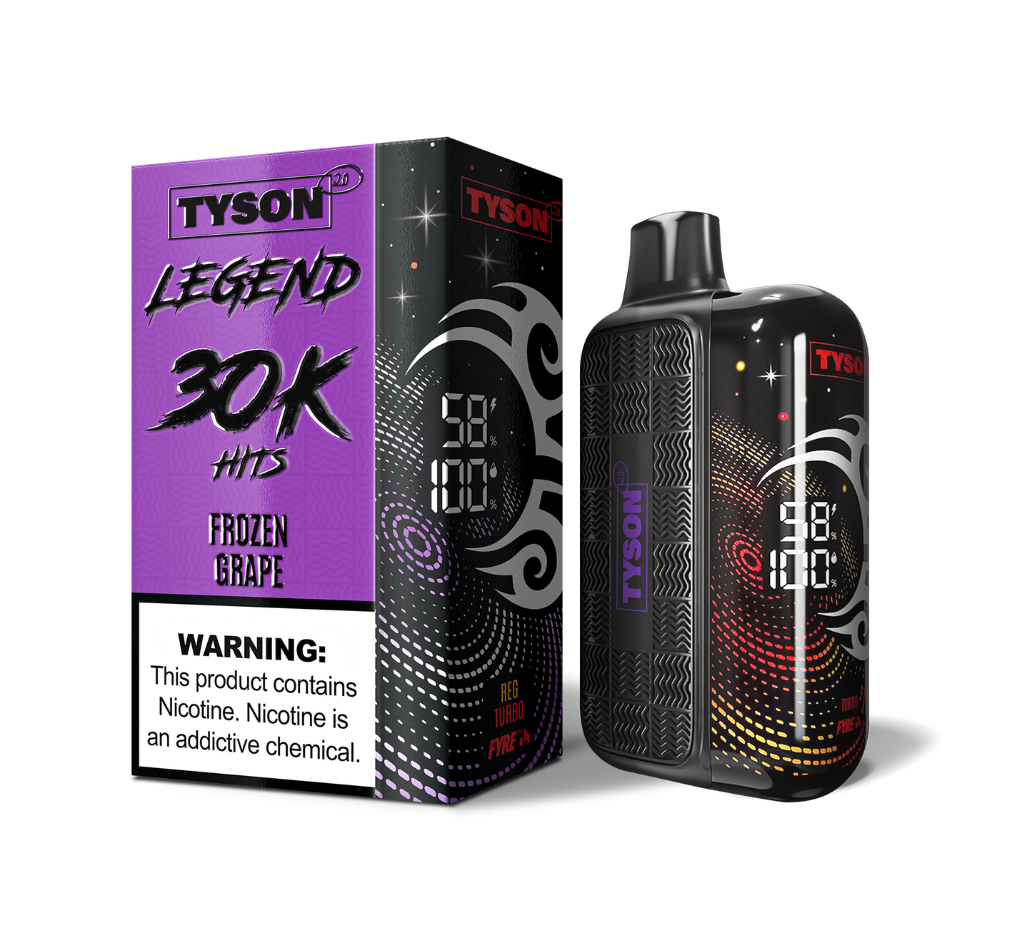 Tyson 2.0 Legend 30,000 Puffs Disposable Vape (5PK)