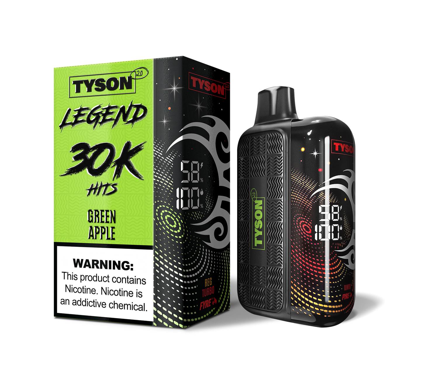 Tyson 2.0 Legend 30,000 Puffs Disposable Vape (5PK)