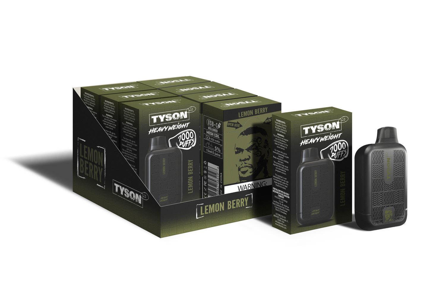 Tyson 2.0 Heavyweight 7000 Puffs Disposable Vape (10PK)