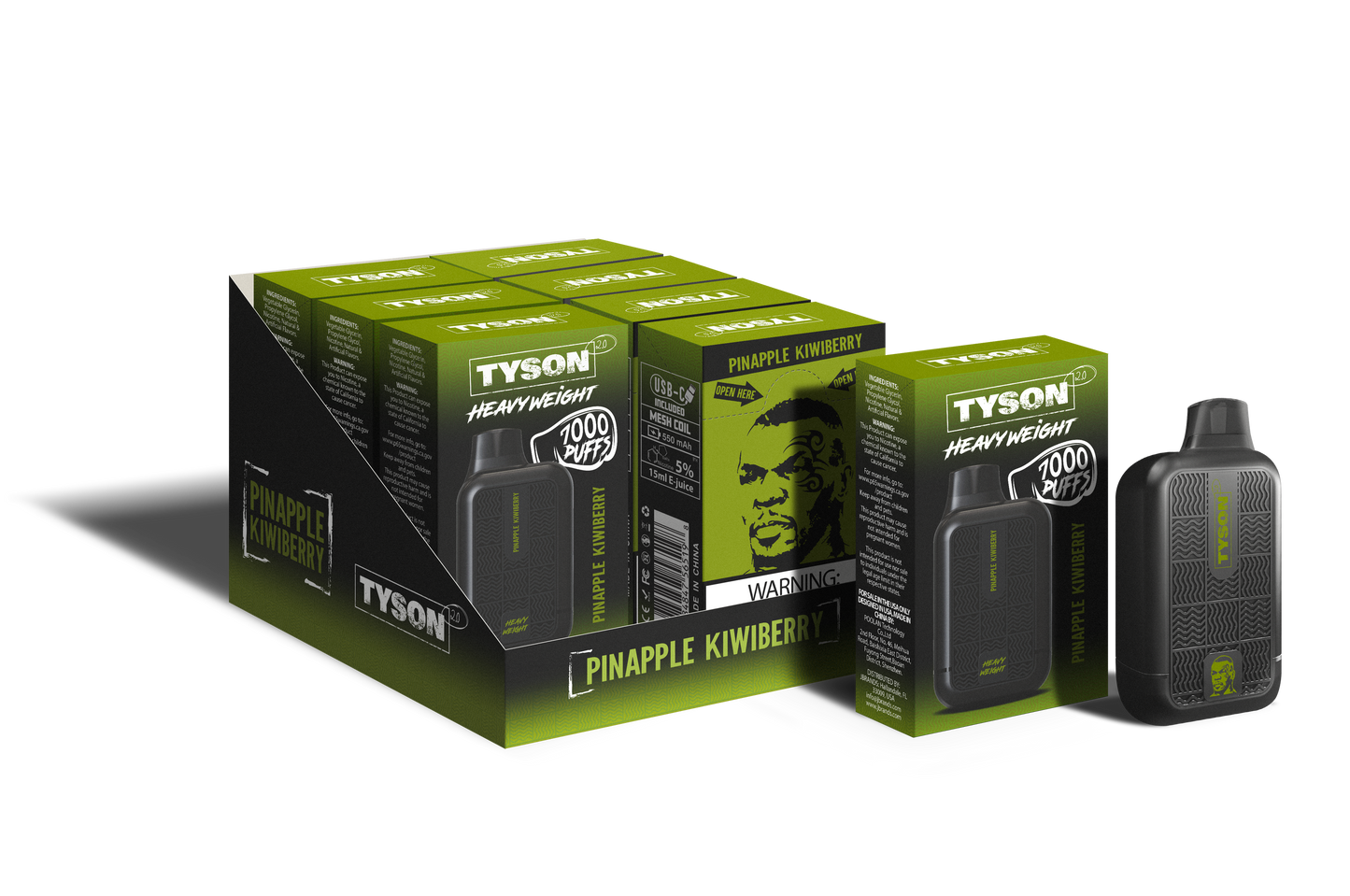 Tyson 2.0 Heavyweight 7000 Puffs Disposable Vape (10PK)