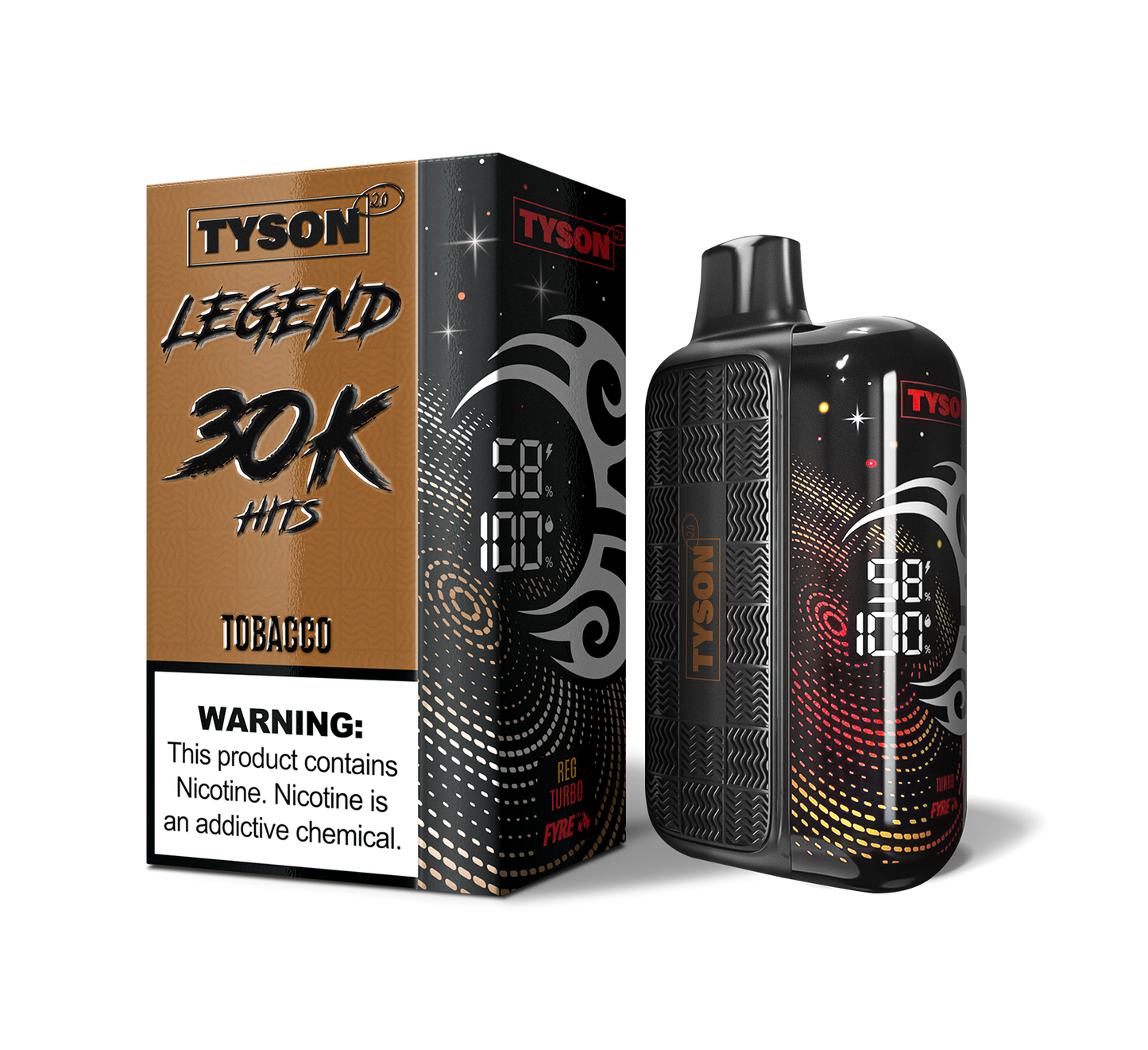 Tyson 2.0 Legend 30,000 Puffs Disposable Vape (5PK)