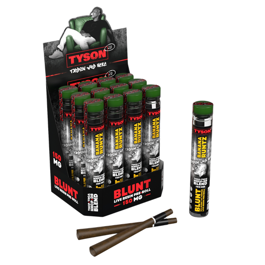 Tyson 2.0 THCP Blend Pre-Roll Blunt Flower Tyson 2.0 Banana Runtz  