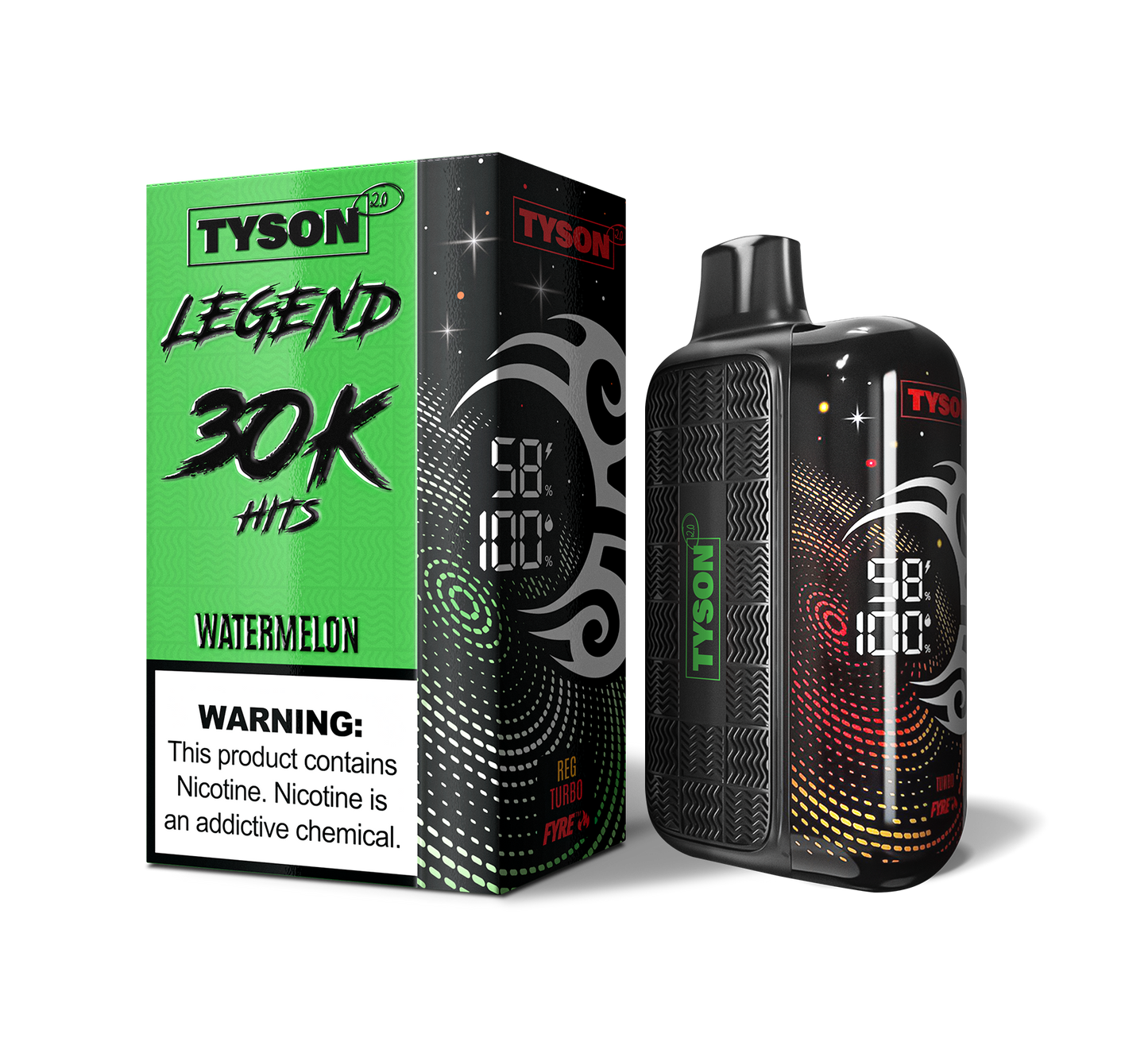 Tyson 2.0 Legend 30,000 Puffs Disposable Vape (5PK)