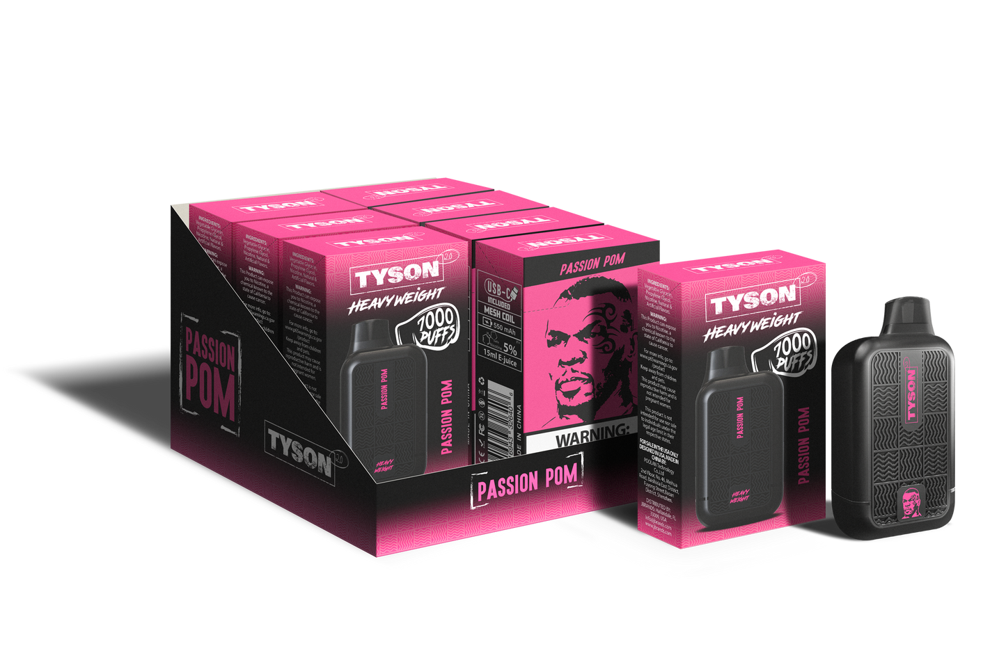 Tyson 2.0 Heavyweight 7000 Puffs Disposable Vape (10PK)