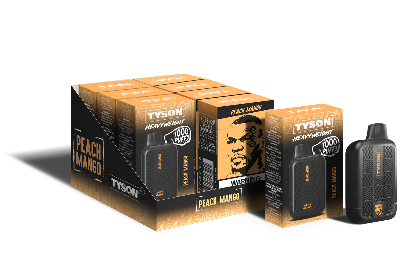 Tyson 2.0 Heavyweight 7000 Puffs Disposable Vape (10PK)