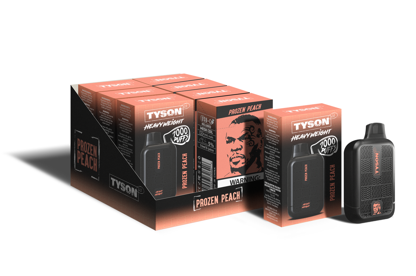 Tyson 2.0 Heavyweight 7000 Puffs Disposable Vape (10PK)