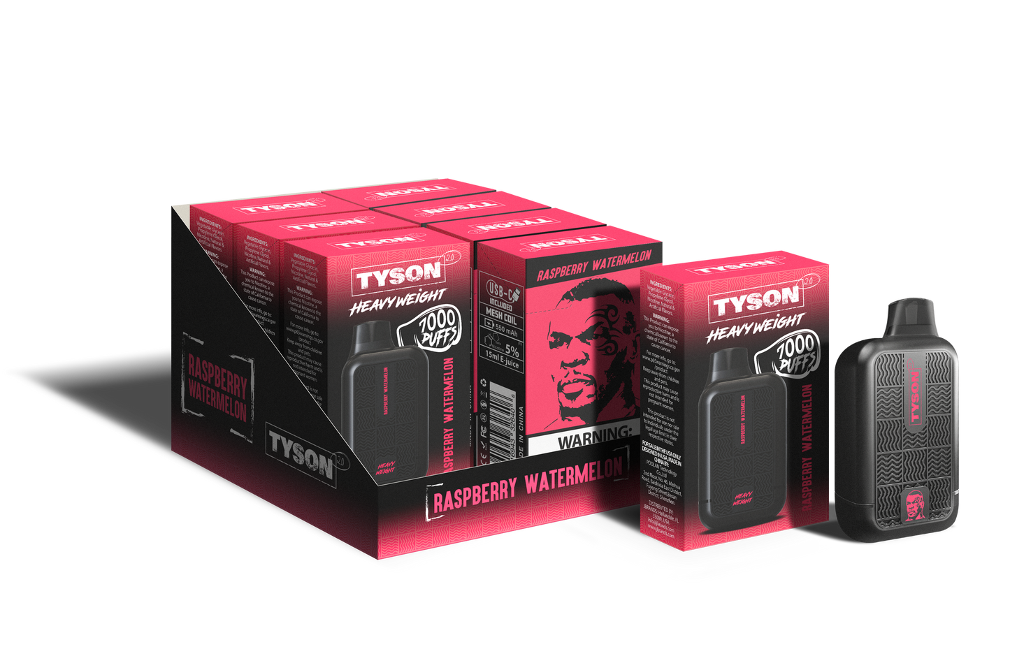 Tyson 2.0 Heavyweight 7000 Puffs Disposable Vape (10PK)