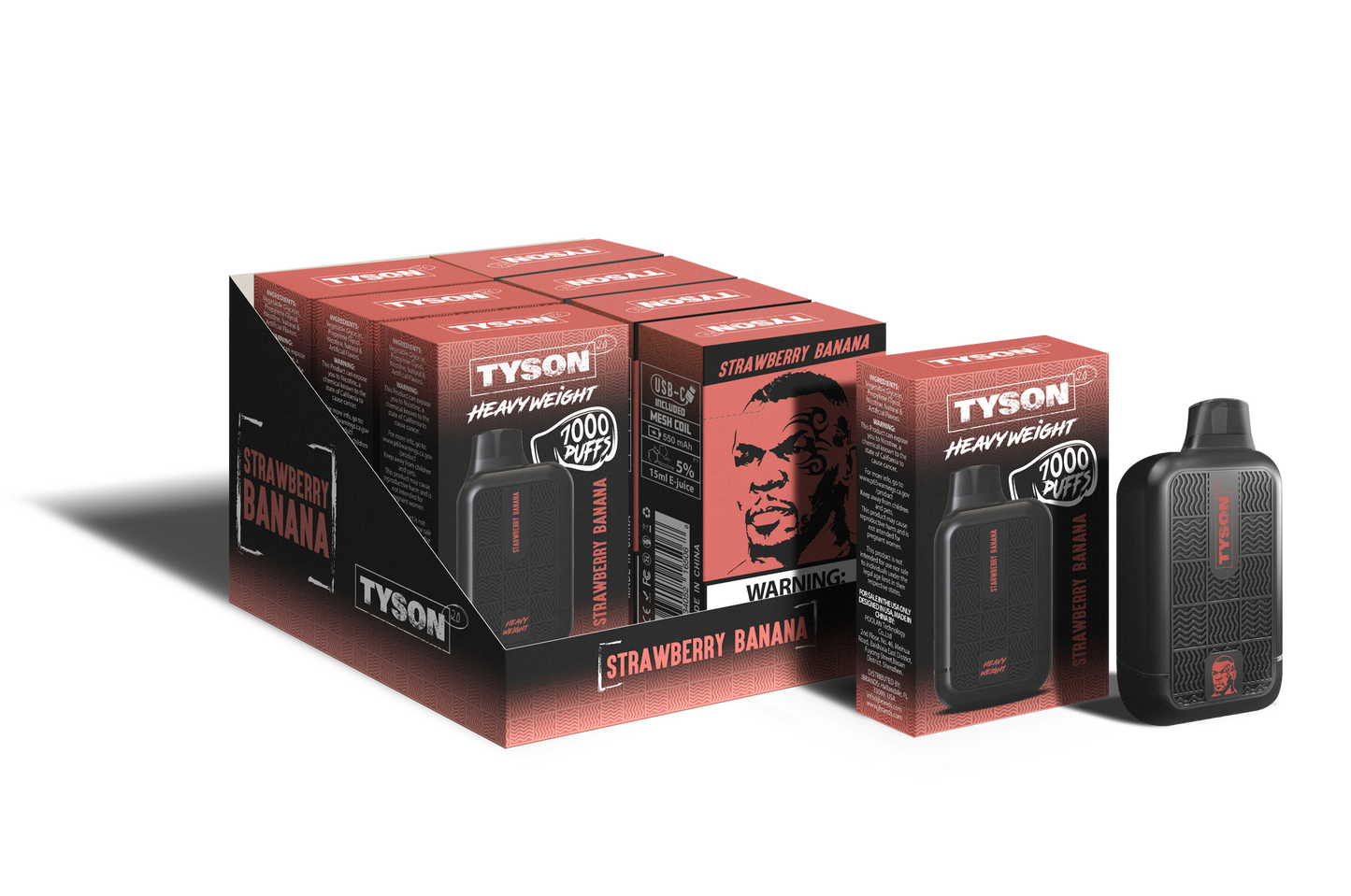 Tyson 2.0 Heavyweight 7000 Puffs Disposable Vape (10PK)